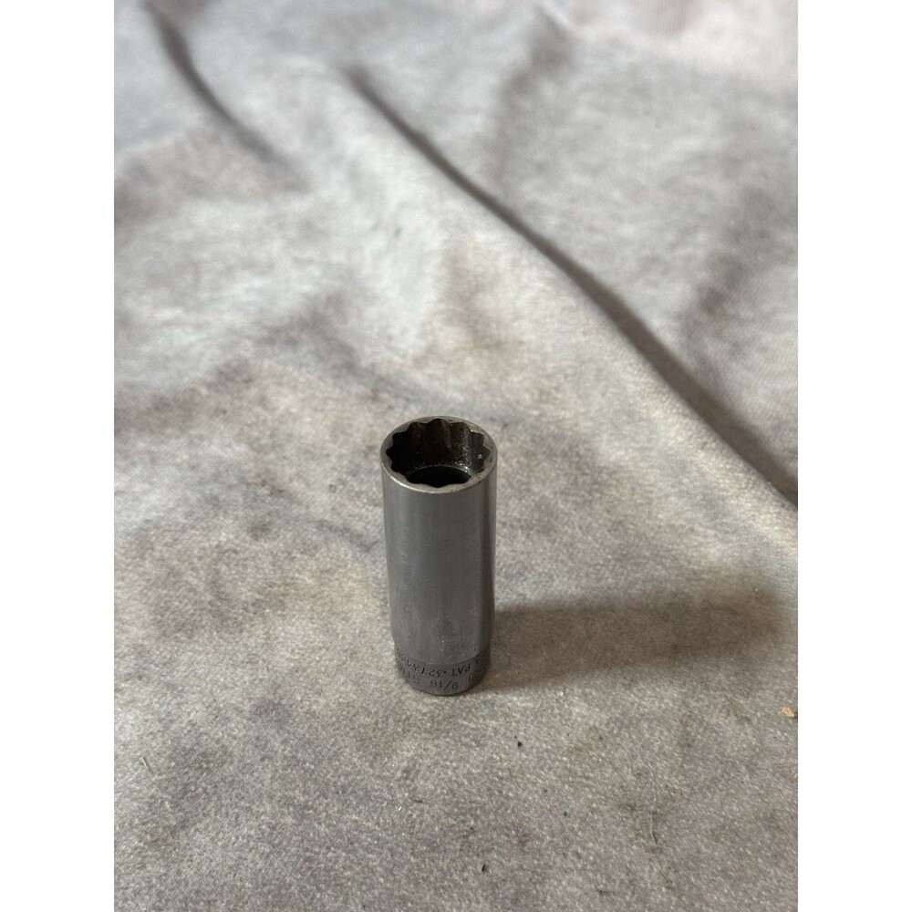 Snap-on Tools #STMD18 1/4" Drive 9/16" 12PT Point Deep Chrome Socket  USA Made